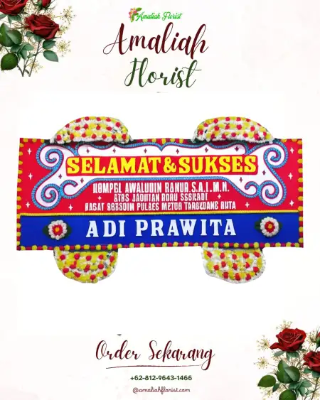 Papan Bunga Ucapan Selamat Cilembu